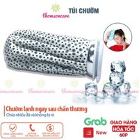 Túi chườm nóng lạnh, chườm đá, giảm đau chấn thương, làm mát, hình tròn mini, dùng y tế, bong gân, bầm tím