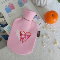 Túi chườm nóng lạnh Fashy Đức dòng bọc lông cừu dành cho trẻ em - Màu xanh - Baby Girl