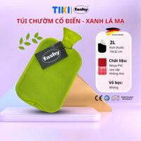 Túi chườm nóng lạnh nhập khẩu 100 từ Đức thương hiệu Fashy dòng cổ điển, tiêu chuẩn chất lượng Châu Âu giúp giảm các cơn đau kỳ kinh nguyệt, đau đầu,... hạ sốt tự nhiên, phù hợp cho người lớn, nhiều màu sắc - Xanh la ma
