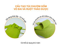 Túi Chườm Thảo Dược Nóng/Lạnh Đa Năng Giảm Đau Lưng Bụng Hapaku
