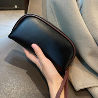 Túi clutch nữ dung tích lớn đa năng 2024 mới, ví cầm tay bằng da thật để đựng điện thoại và tiền lớn