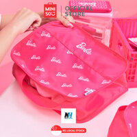 Túi có dây kéo Túi Bảo Quản Quần Áo Du Lịch Miniso X Barbie Series 3 (Nhập khẩu bởi MINISO SINGAPORE)