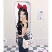 TÚI CÓ NGĂN ĐỰNG CARD VÀ DOLL 10CM TRONG SUỐT