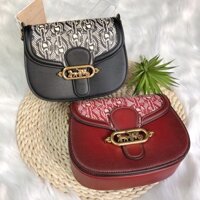 Túi Coach bầu tròn khóa logo - C051