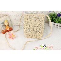 TÚI CỐI CHÉO MỀM HOA RETRO