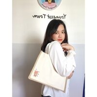 Túi cối họa tiết bé gấu hoạt hình