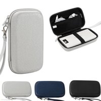 Túi công nghệ khung cứng chống sốc chuyên dụng đựng ổ cứng, pin sạc, bộ sạc điện thoại, tai nghe có quai xách móc treo