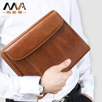 Túi Công Sở Cổ Điển Sức Chứa Lớn Da Bò Lớp Đầu Tiên Cầm Tay Nam Túi Xách Tay Túi Da Thật