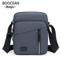 Túi công sở nam BOOCEAN, Túi đeo chéo chống nước, Túi điện thoại dung lượng lớn Túi đeo vai du lịch nhiều lớp