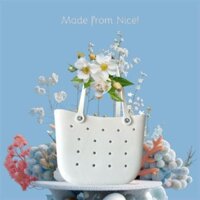 Túi CROCS STICKER 5 MÀU SIÊU XINH Tặng full charm ngẫu nhiên