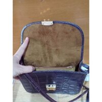 túi da bò dập vân