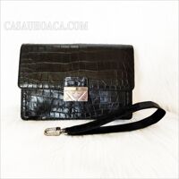 Túi da cá sấu hoa cà hàng đặt yêu cầu 1198