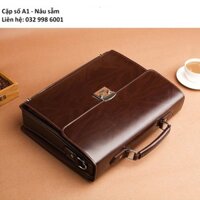 túi da công sở , cặp số sang trọng A1 [Được xem hàng] capdungtailieu