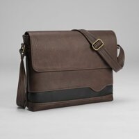 Túi Da Đeo Chéo Công Sở Nam Đựng Vừa Laptop 13 Inch Thanh Lịch ZIP04 - 1. Nâu