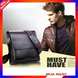 Túi da đeo chéo nam Polo 8865