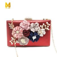 Túi dạ hội ly hợp hoa mới thời trang