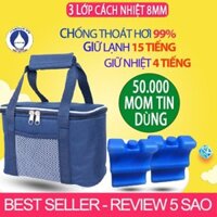 Túi đá khô trữ sữa Bigmom giữ nhiệt bảo quản lạnh sâu 12 tiếng giữ nhiệt 4 tiếng 3 lớp siêu dày 8mm