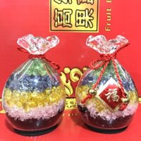 TÚI ĐÁ LƯU LY TINH HOA SẮC MÀU