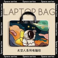 Túi Da pu Đựng laptop Chống Sốc Chống Thấm Nước Họa Tiết Hoạt Hình Cho Nam Và Nữ 13.3 14.1 15 15.6 16.1 17.3inch