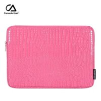 Túi Da PU Đựng Laptop Chống Thấm Nước Họa Tiết Da Cá Sấu Sang Trọng Cho Acer Dell 11 12 13 14 15 inch