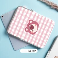 Túi Da Pu Đựng Máy Tính Bảng In Hình Gấu Dâu Tây Hoạt Hình Hàn Quốc Cho Ipad Air 2 3 4 Macbook Pro 2020 10 11 12 13 14 15 Inch