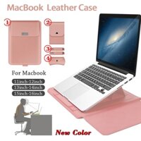 Túi da PU đựng máy tính xách tay thích hợp cho dòng Macbook Air Pro/Macbook Air 11/12/13.3/15.4 inch - Hàng mới về