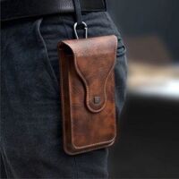 Túi Da Puloka PU Đựng Điện Thoại Đeo Hông Kích Thước 4.7 inch / 5.2 inch / 5.5 inch / 6.5 inch