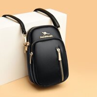 Túi Da Thật Đeo Vai Mini Đựng Điện Thoại Thiết Kế Dễ Thương Cho Nữ