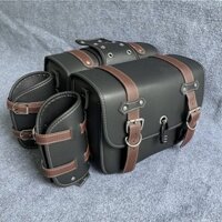 Túi Da Treo Hông Xe Motor, Xe Máy Có Khoá 31cm