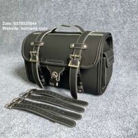 Túi Da Treo Sau Xe Máy Có Khoá Cao Cấp 30cm