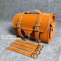 Túi Da Treo Sau Xe Máy Có Khoá Cao Cấp 30cm