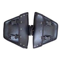 Túi da treo xe máy classic cafe racer win SU da PU mềm mịn may thủ công bền đẹp