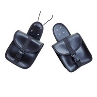 Túi da treo xe máy xe đạp thời trang phù hợp cho xe win xe 67 xe cafe racer xe độ chất liệu da mềm mịn chống nước tốt