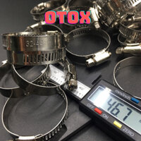 Túi đai siết quai nhê inox 50 cái , Đai xiết ống các loại inox siết cổ dê cỡ 32X44mm OTOX