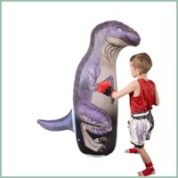 Túi đấm khủng long bơm hơi Bounce Back Punching Bag Công cụ tập thể dục cho trẻ mới biết đi Đồ chơi đấm bốc hoạt hình 37 Inch cho ofavmvn