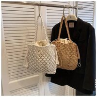 Túi đan dây tua rua (2 in 1)