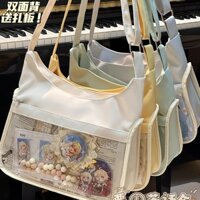 Túi Đau Tiệc Dưới Lòng Đất Ánh Sáng Cao Cấp Nhật Bản Thanh Hai Chiều Chirp Túi Đeo Vai Sinh Viên Dung Tích Lớn Túi Messenger Nữ