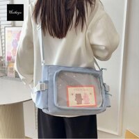 Túi dây kéo Itabag màu trơn TRABELE Trẻ em đa chức năng