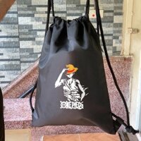 Túi Dây Rút, Balo Dây Rút OneePiece Luffy Vải Dù Chống Nước Phù Hợp Đi Học, Đi Chơi, Đi Du Lịch - Kích thước 36 x 40 (cm