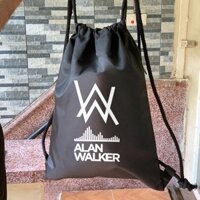 Túi Dây Rút, Balo Dây Rút Alannn Walkerr Vải Dù Chống Nước Phù Hợp Đi Học, Đi Chơi, Đi Du Lịch - Kích thước 36 x 40 (cm)