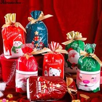 Túi Dây Rút Đựng Bánh Quy Chống Rách Nhỏ Gọn Cho Dịp Giáng Sinh