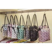 Túi dây rút mini dây rút kim cương, xô hình học, túi đeo vai kim cương thời trang, có nhiều màu sắc