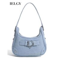Túi Denim một vai chất lượng cao Ielgy Star Girl Túi xách tay nách thời trang phù hợp