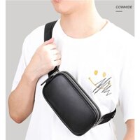 Túi đeo bụng da bò nhỏ gọn BHM9160 Túi bao tử đa năng, túi đeo hông
