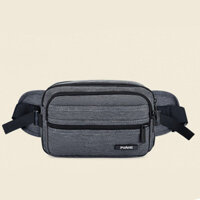 Túi đeo bụng, đeo hông, đeo chéo nam nữ thời trang chất liệu vải dù gai chống xước với nhiều màu sắc DB008