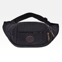 Túi Đeo Bụng, Túi Đeo Hông Nam Nữ Thời Trang Phong Cách Hàn Quốc Sport - Đen