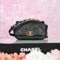 Túi đeo Chanel 19 Noir Calfskin