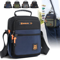 Túi đeo chéo 4 ngăn thời trang Hàn Quốc cao cấp chất liệu vải dù bền dày chông nước chống xước size 24x19cm TUI10