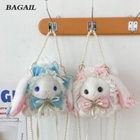 Túi đeo chéo BABAIL, Túi đeo vai công chúa thỏ, Túi xách thỏ dài tai ngọt ngào Lolita