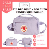 [TÚI ĐEO CHÉO - BAO BỤNG] Kanken hip pack màu tím nhạt, túi đeo chéo nam nữ, trẻ em đi học đi chơi tiện lợi